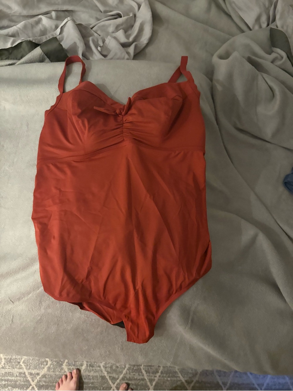Cache Coeur Maternity Swimsuit with Underwire Bust, Size 42 (roughly 16W)